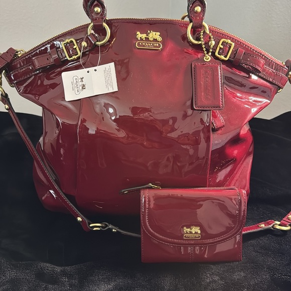 NWT Coach Patton Leather handbag and Wallet